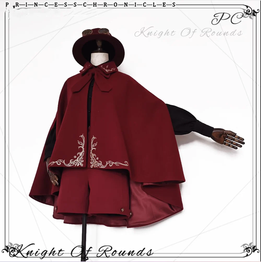 Medieval Ouji Lolita Embroidered Cape - Image 20