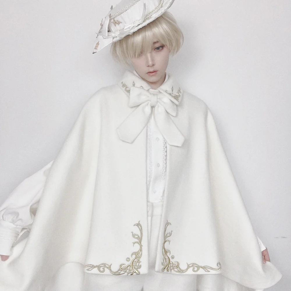 Medieval Ouji Lolita Embroidered Cape - Image 4