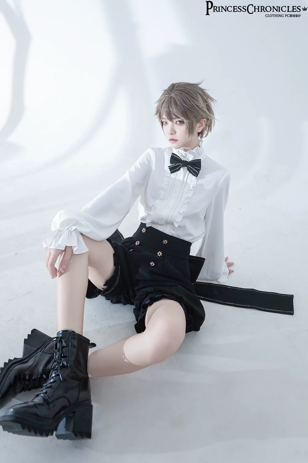 Desperate Bunny - Ouji Lolita Vest Shorts Set - Image 16