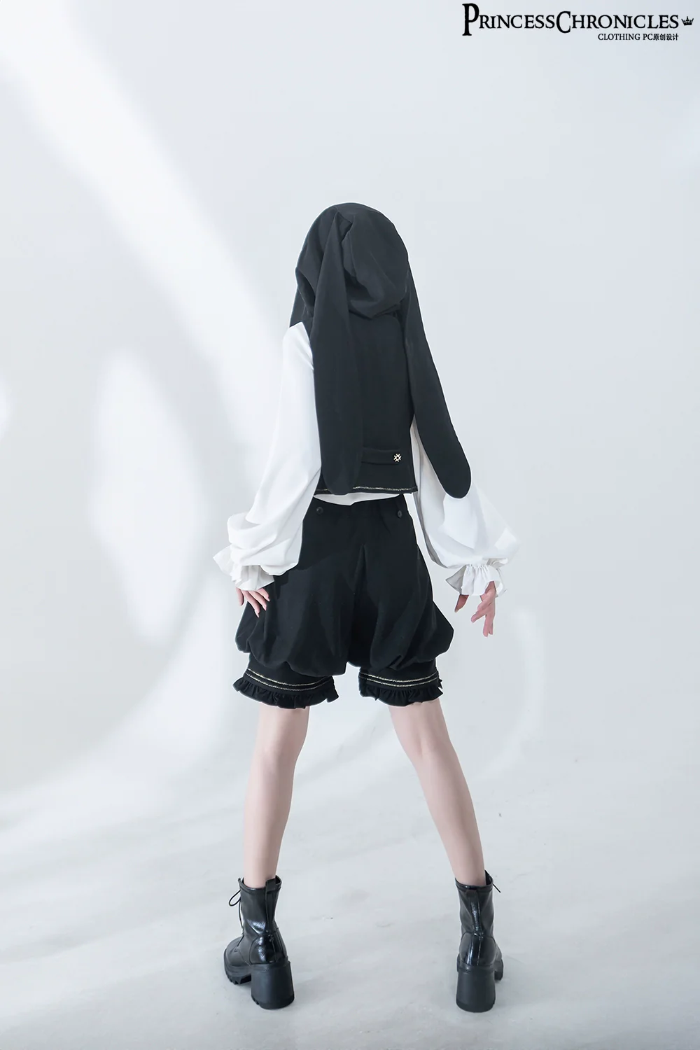 Desperate Bunny - Ouji Lolita Vest Shorts Set - Image 18