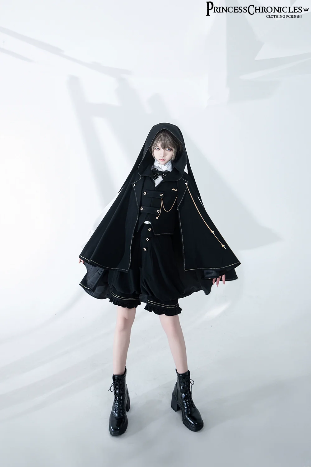 Desperate Bunny - Ouji Lolita Vest Shorts Set - Image 3
