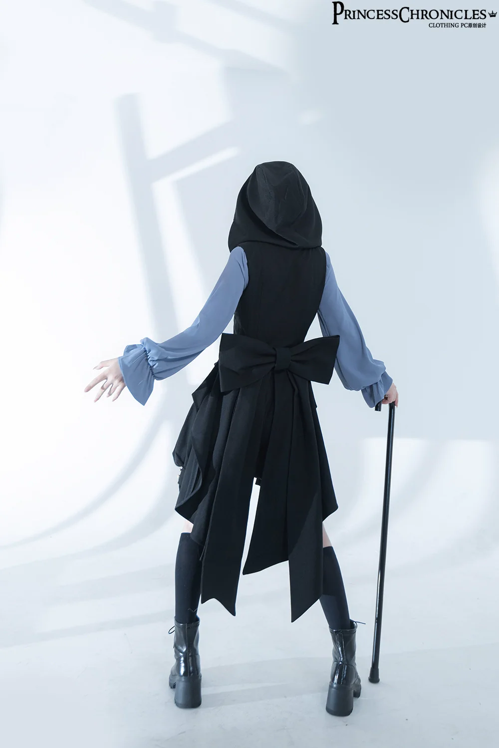 Narrative Rule - Ouji Lolita Shorts Set, Long Vest - Image 20