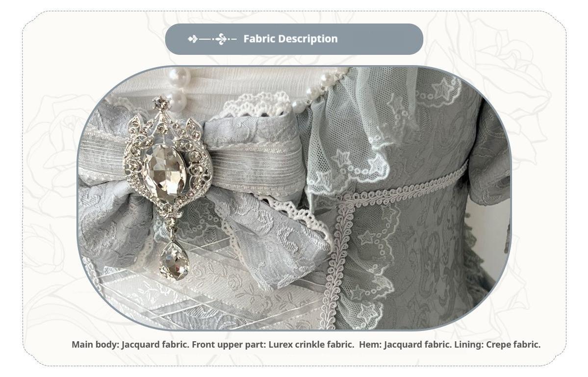 Rose Island - Fairytale Dance - Princess Lolita OP Halter Neckline Dress - Image 10