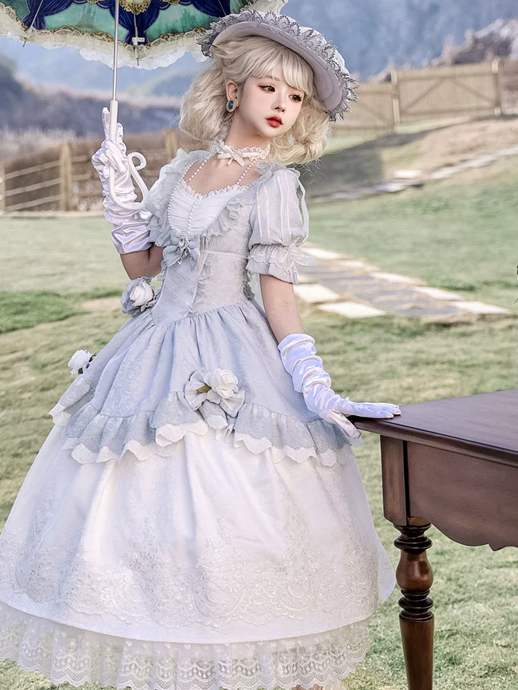Rose Island - Fairytale Dance - Princess Lolita OP Halter Neckline Dress - Image 2