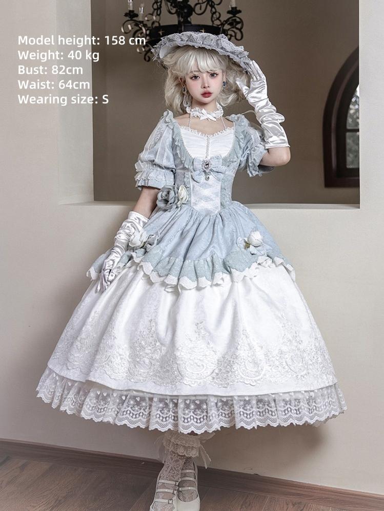 Rose Island - Fairytale Dance - Princess Lolita OP Halter Neckline Dress - Image 5