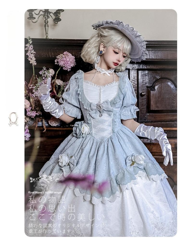 Rose Island - Fairytale Dance - Princess Lolita OP Halter Neckline Dress - Image 9