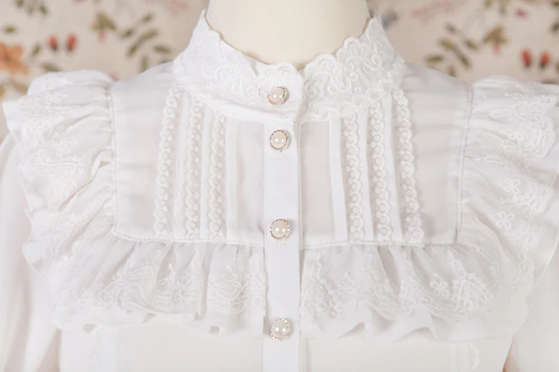 Princess Sleeves Slim Lolita Blouse - Image 2