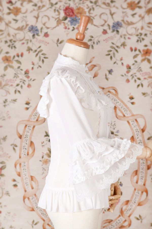Princess Sleeves Slim Lolita Blouse - Image 4