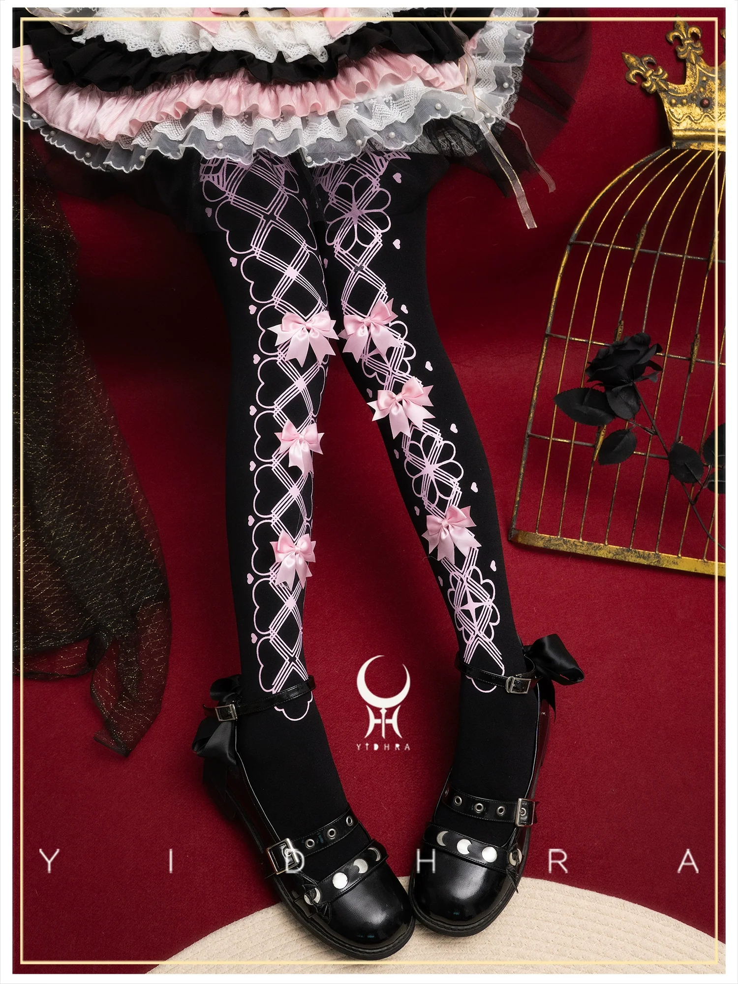 Yidhra - Witch 2.0 - Printed Lolita Pantyhose, Gorgeous Style - Image 3