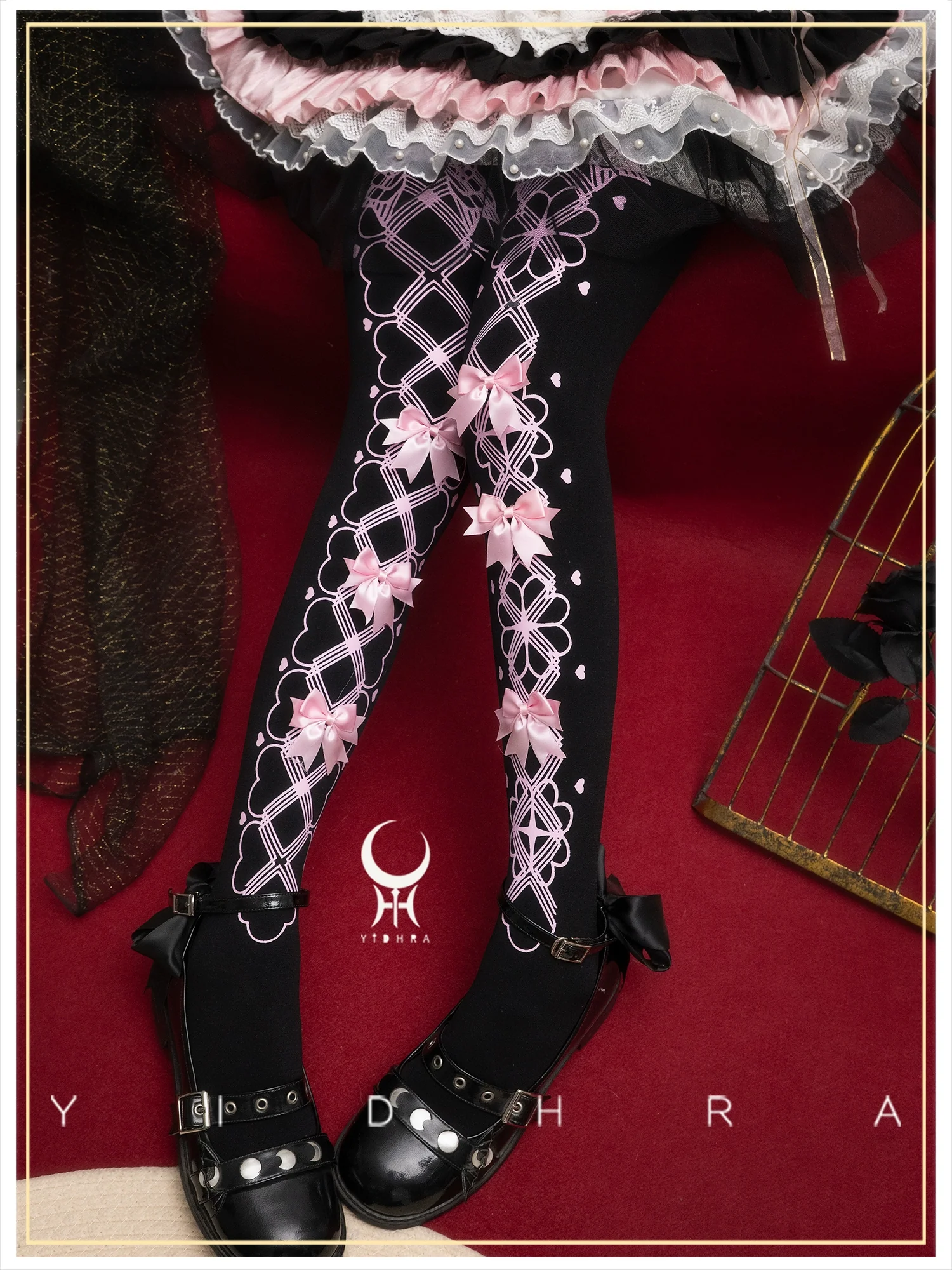Yidhra - Witch 2.0 - Printed Lolita Pantyhose, Gorgeous Style - Image 5