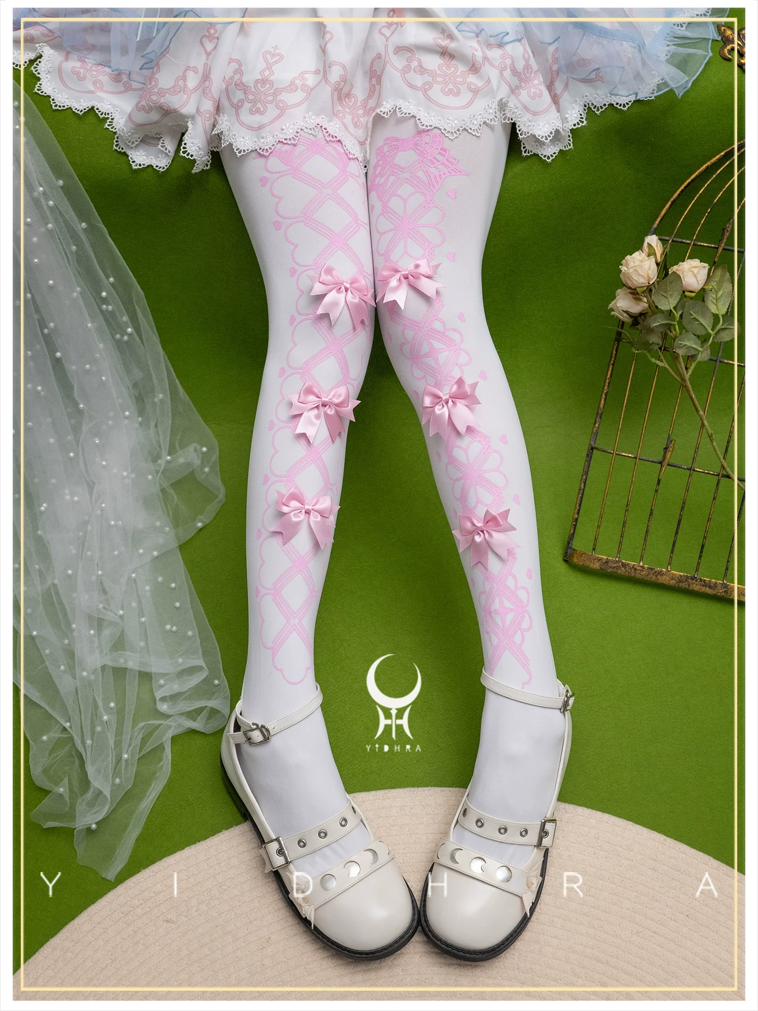 Yidhra - Witch 2.0 - Printed Lolita Pantyhose, Gorgeous Style - Image 6
