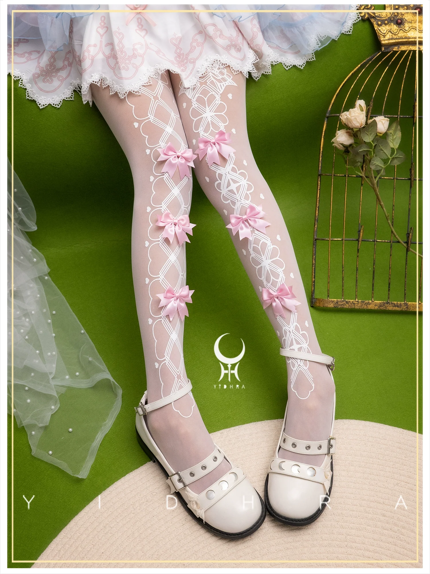Yidhra - Witch 2.0 - Printed Lolita Pantyhose, Gorgeous Style - Image 9