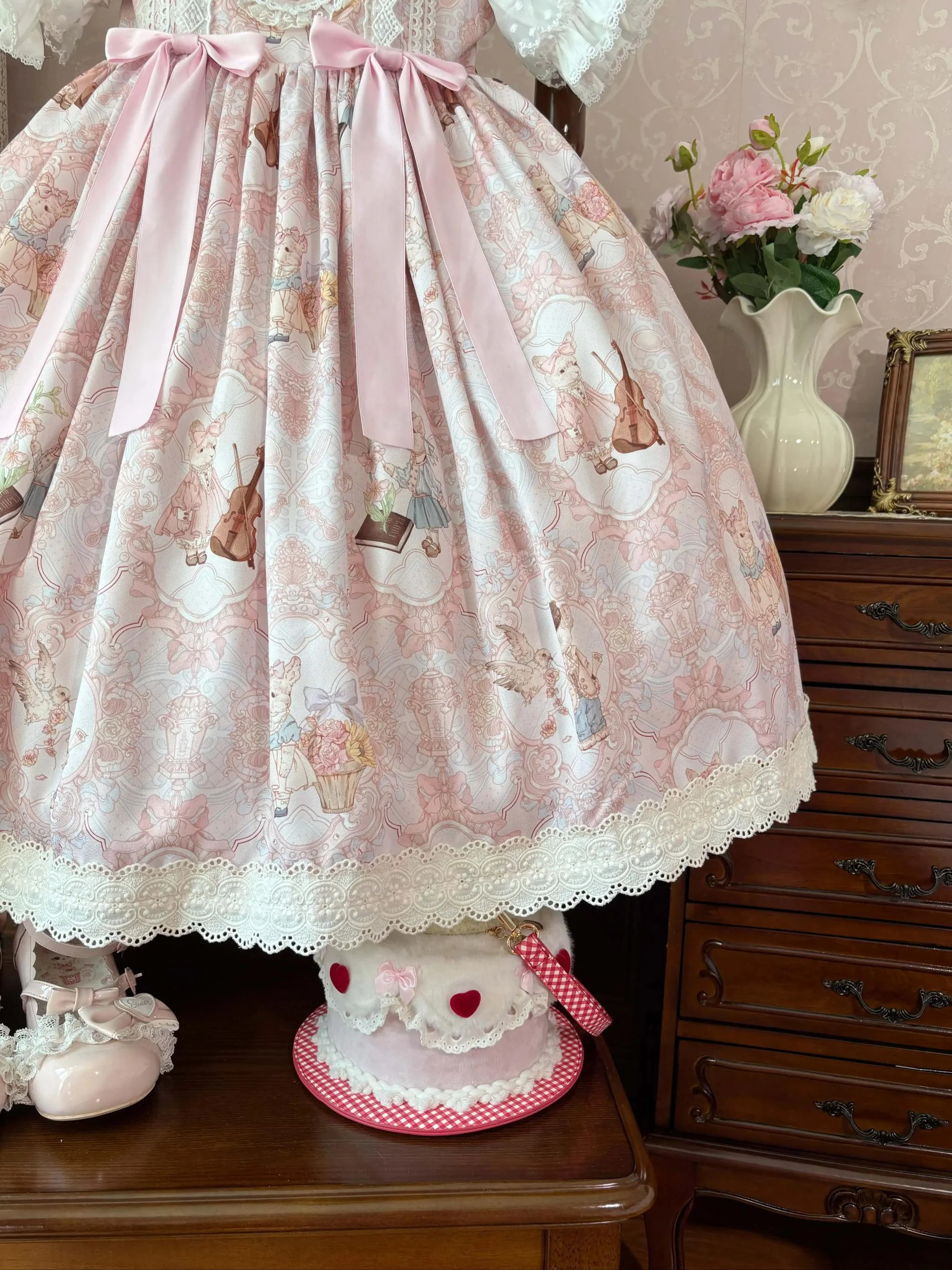 Suiyi - Candy Party - Printed Sweet Lolita JSK, Peter Pan Collar Shirt - Image 15