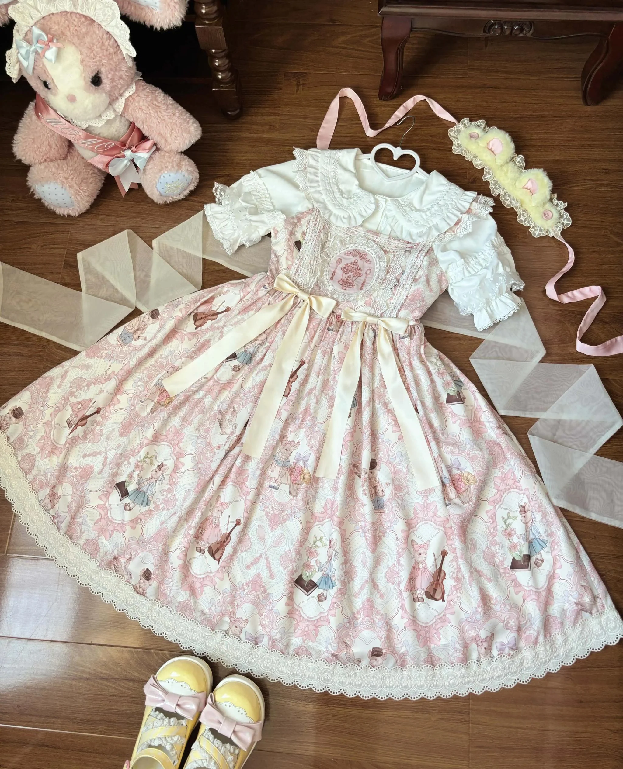 Suiyi - Candy Party - Printed Sweet Lolita JSK, Peter Pan Collar Shirt - Image 18