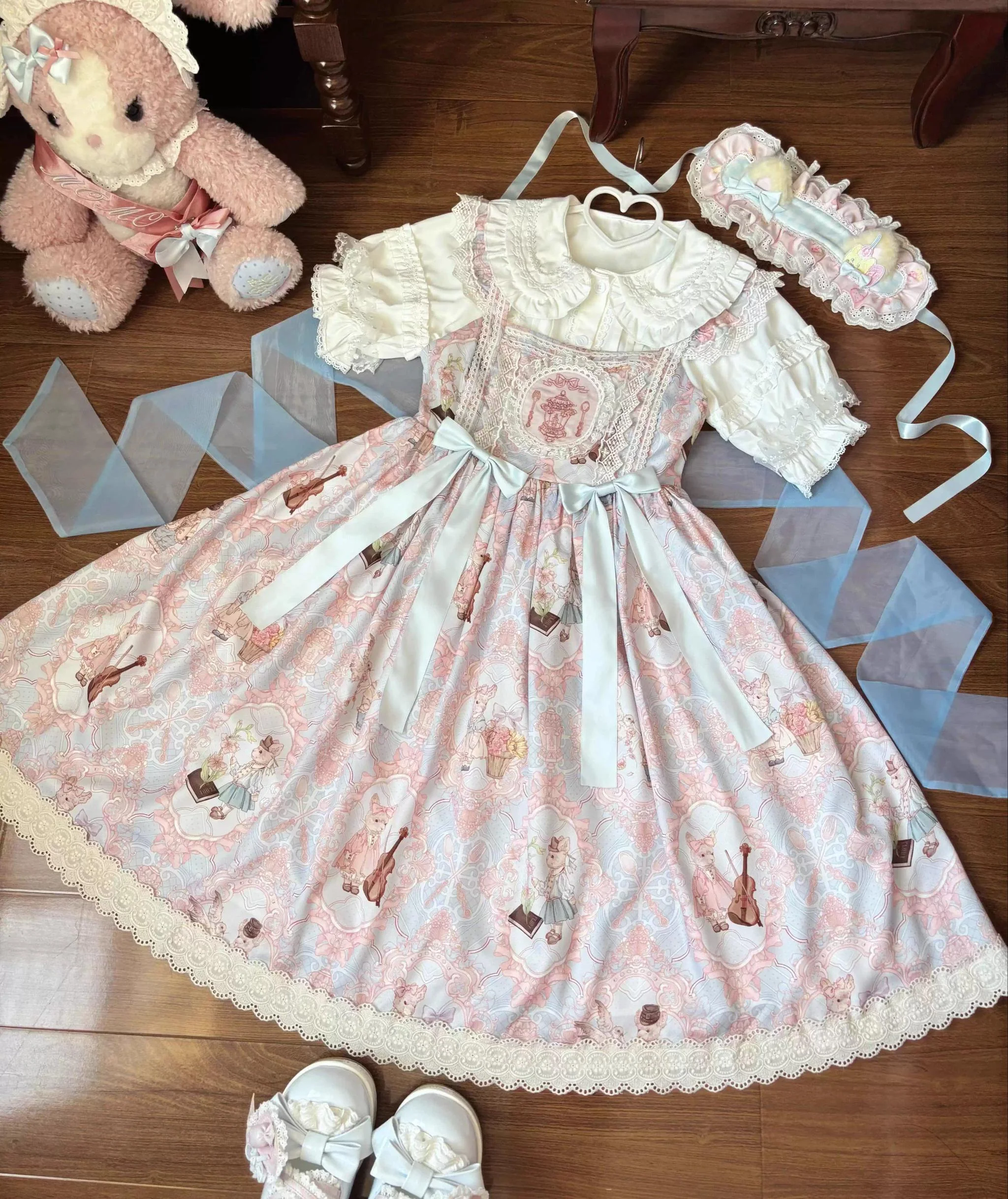 Suiyi - Candy Party - Printed Sweet Lolita JSK, Peter Pan Collar Shirt - Image 19