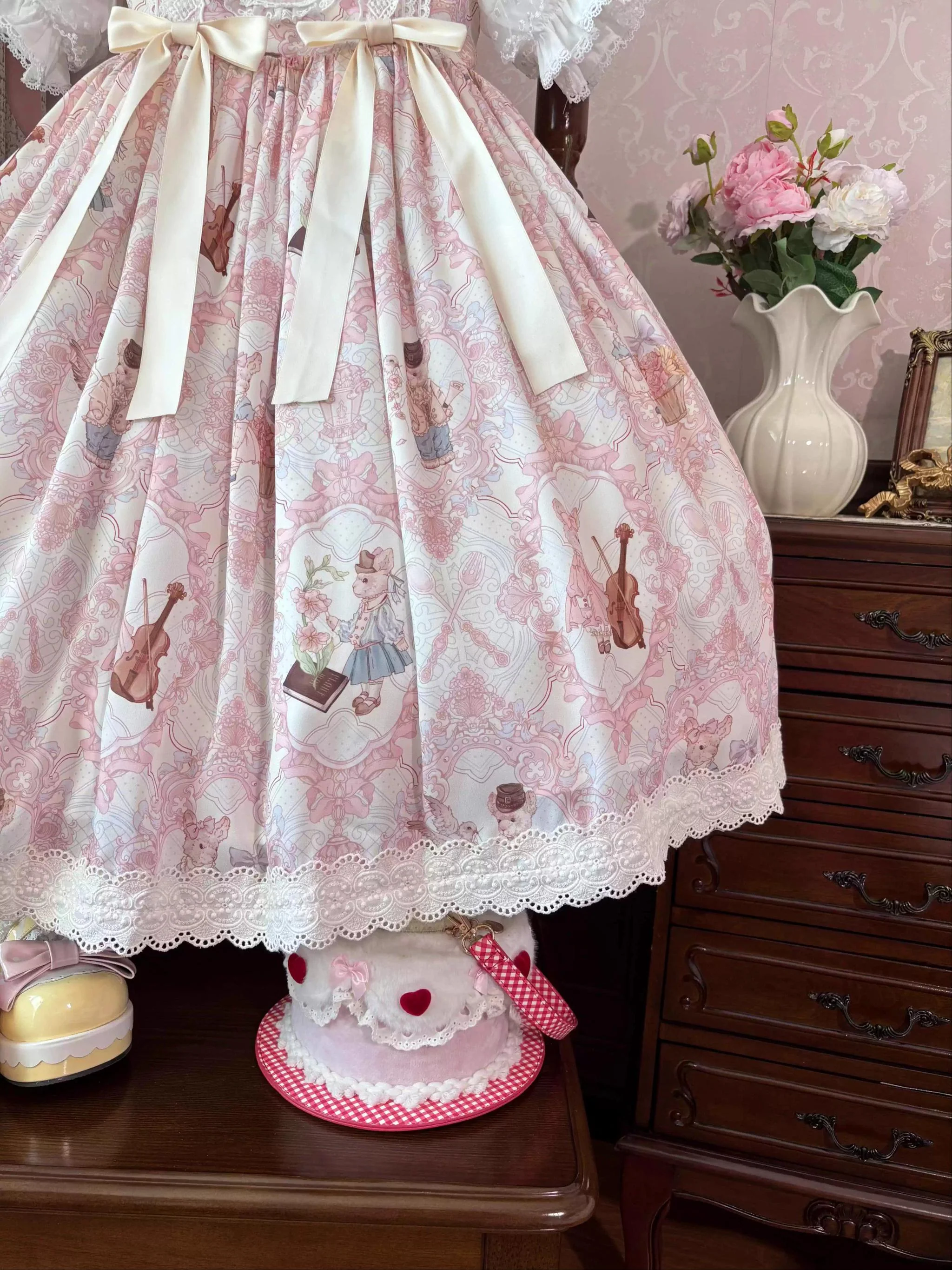 Suiyi - Candy Party - Printed Sweet Lolita JSK, Peter Pan Collar Shirt - Image 9