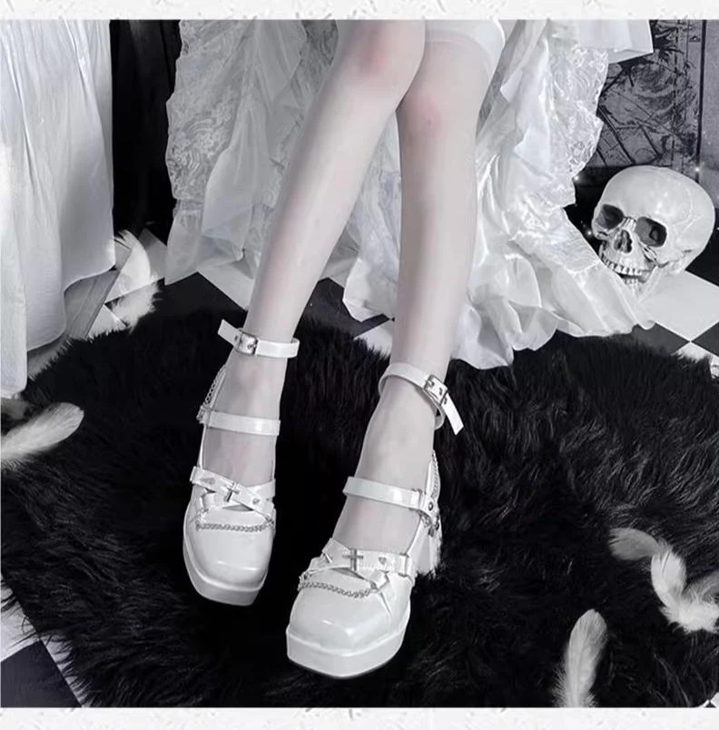 Witch's Night - Punk Lolita Heels Y2K Elegant Lolita Shoes - Image 14
