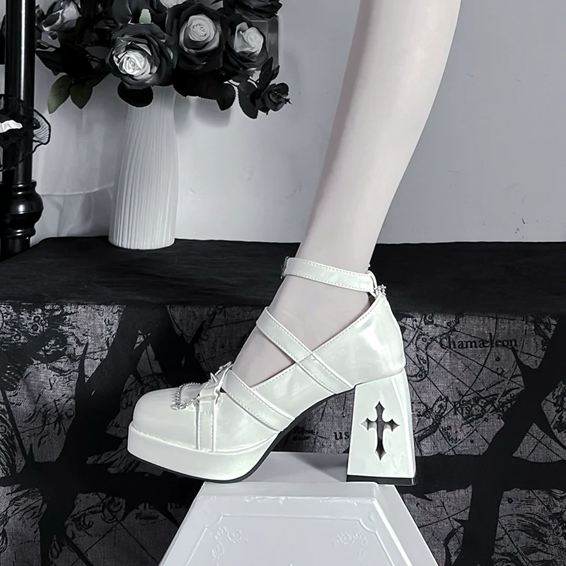 Witch's Night - Punk Lolita Heels Y2K Elegant Lolita Shoes - Image 17