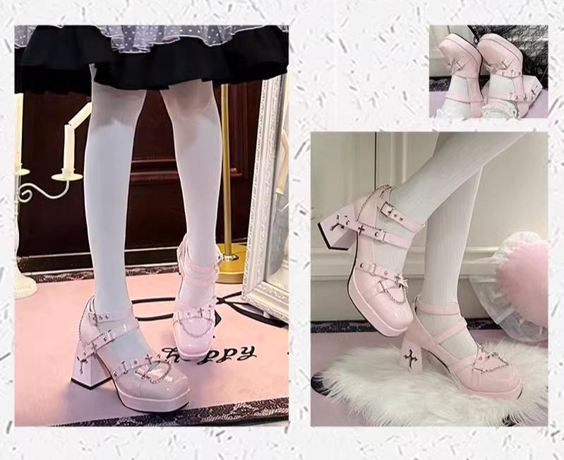 Witch's Night - Punk Lolita Heels Y2K Elegant Lolita Shoes - Image 19