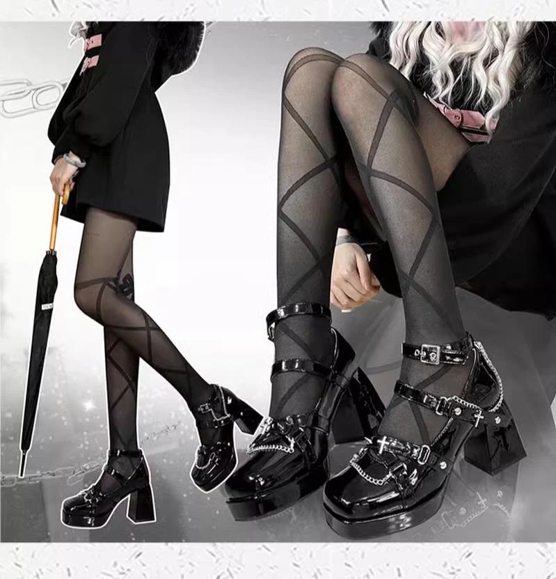 Witch's Night - Punk Lolita Heels Y2K Elegant Lolita Shoes - Image 2