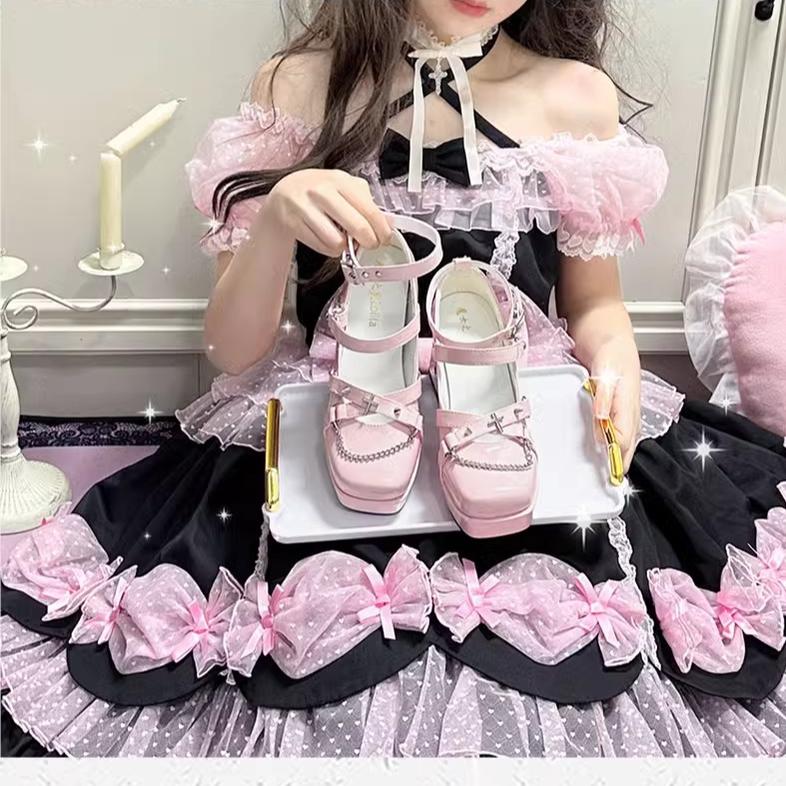Witch's Night - Punk Lolita Heels Y2K Elegant Lolita Shoes - Image 24
