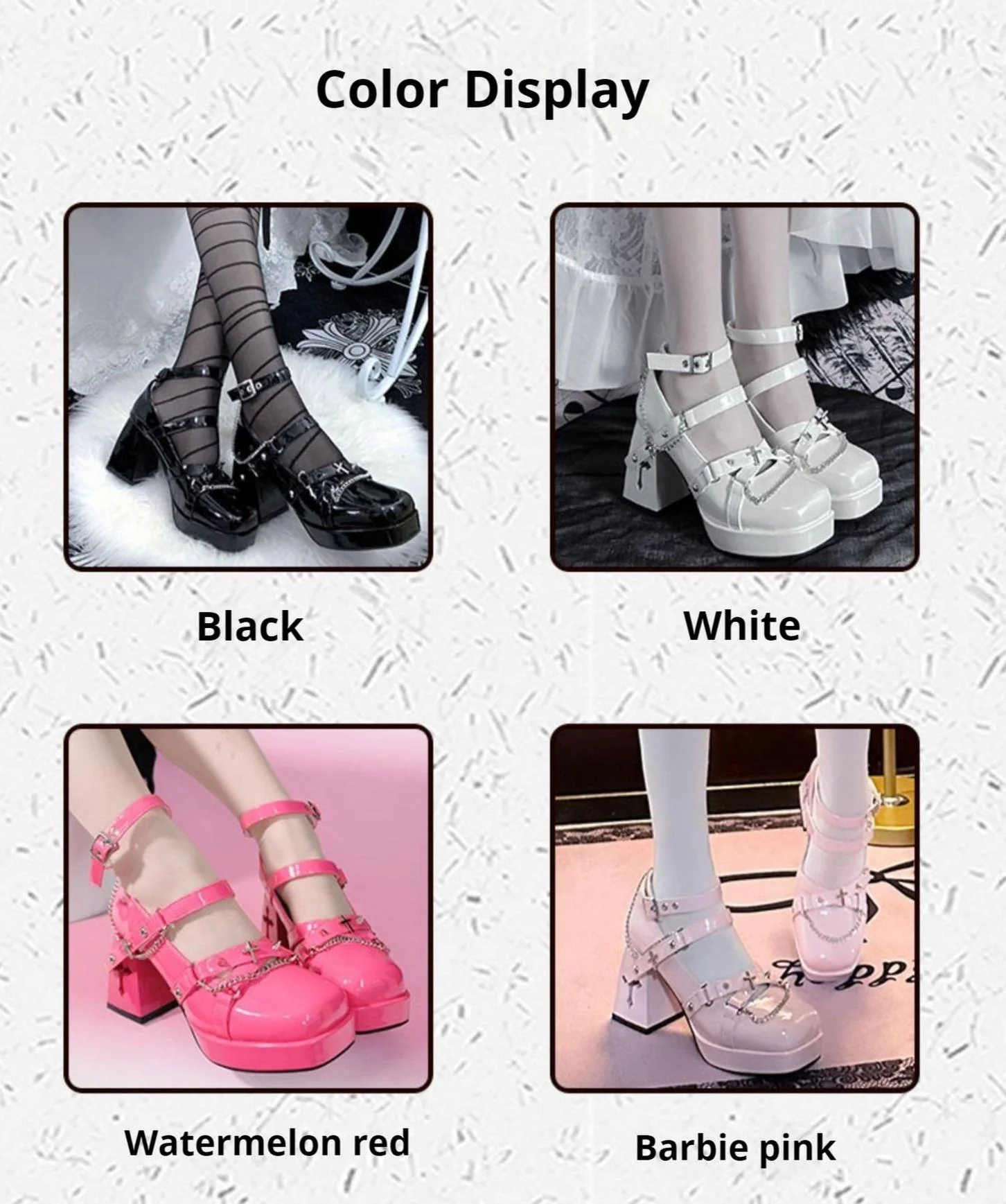 Witch's Night - Punk Lolita Heels Y2K Elegant Lolita Shoes - Image 27
