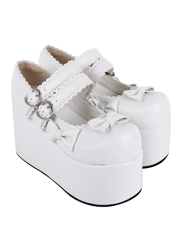 Angelic Imprint - Angelic Imprint - Punk Lolita Shoes High Platform Shoes with Bow - Image 11