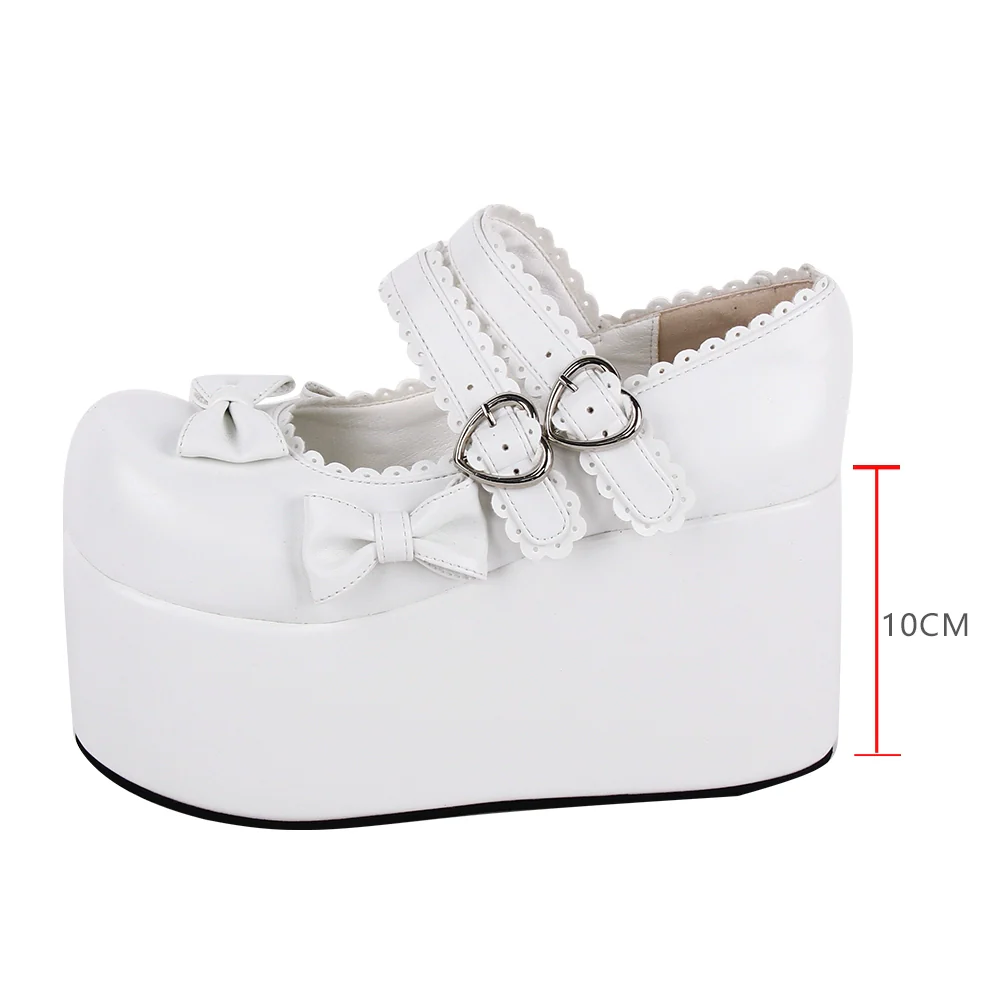 Angelic Imprint - Angelic Imprint - Punk Lolita Shoes High Platform Shoes with Bow - Image 12