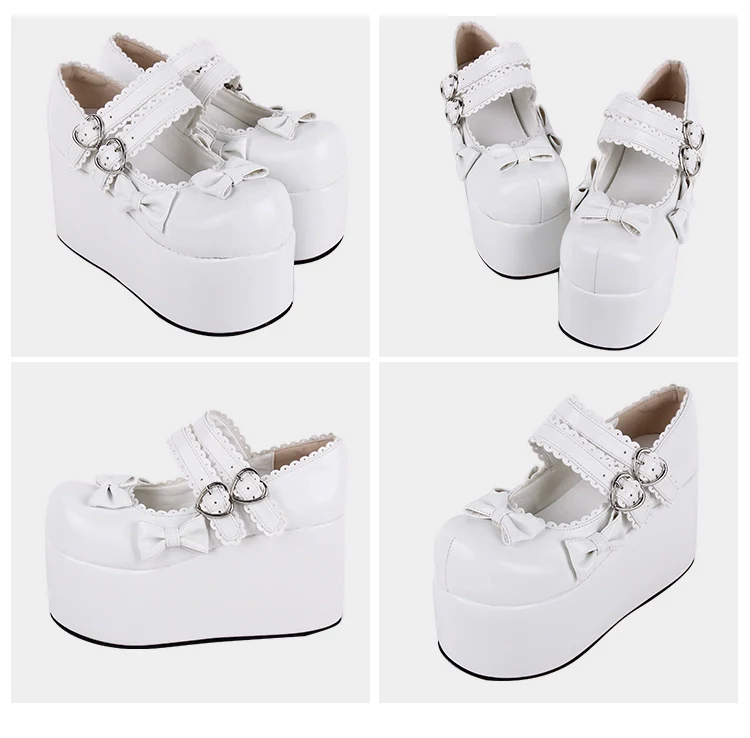Angelic Imprint - Angelic Imprint - Punk Lolita Shoes High Platform Shoes with Bow - Image 13
