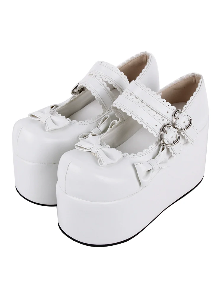 Angelic Imprint - Angelic Imprint - Punk Lolita Shoes High Platform Shoes with Bow - Image 9