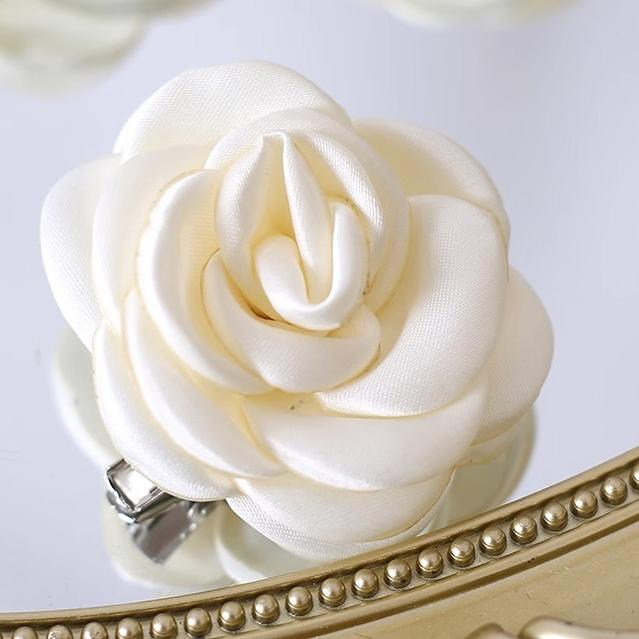 Xiaogui - Retro Lolita Brooch Rose Hairpins Flower Headdress - Image 14