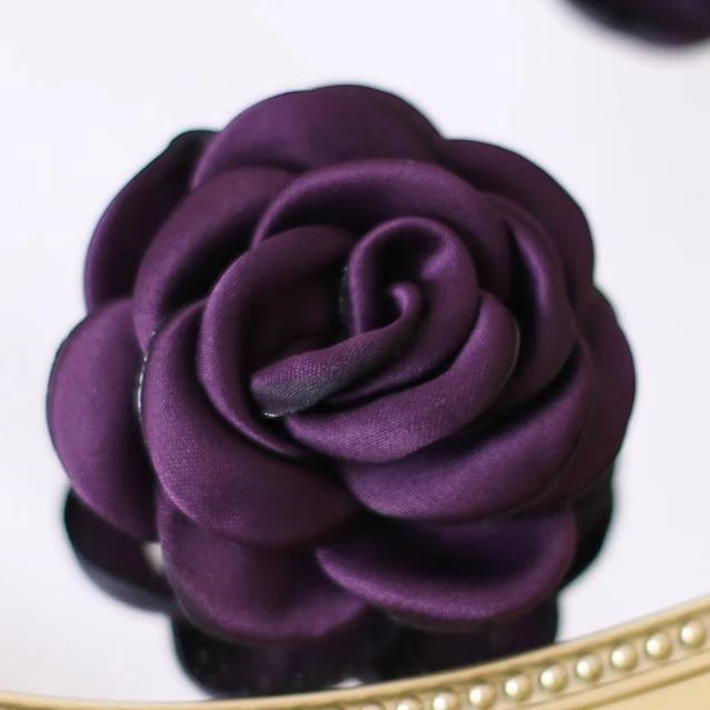 Xiaogui - Retro Lolita Brooch Rose Hairpins Flower Headdress - Image 15