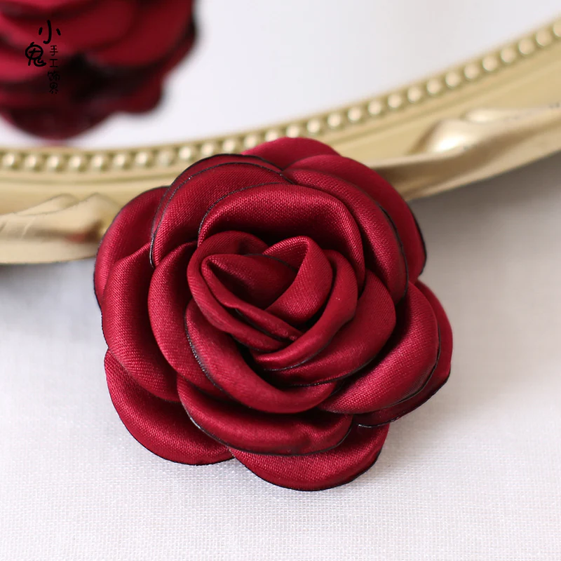 Xiaogui - Retro Lolita Brooch Rose Hairpins Flower Headdress - Image 19
