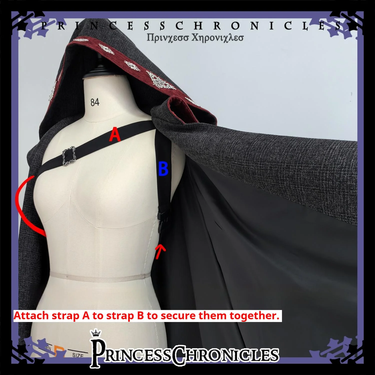Divine Covenant - Retro Ouji Lolita Pants Suit Male Lolita Long Cape - Image 15
