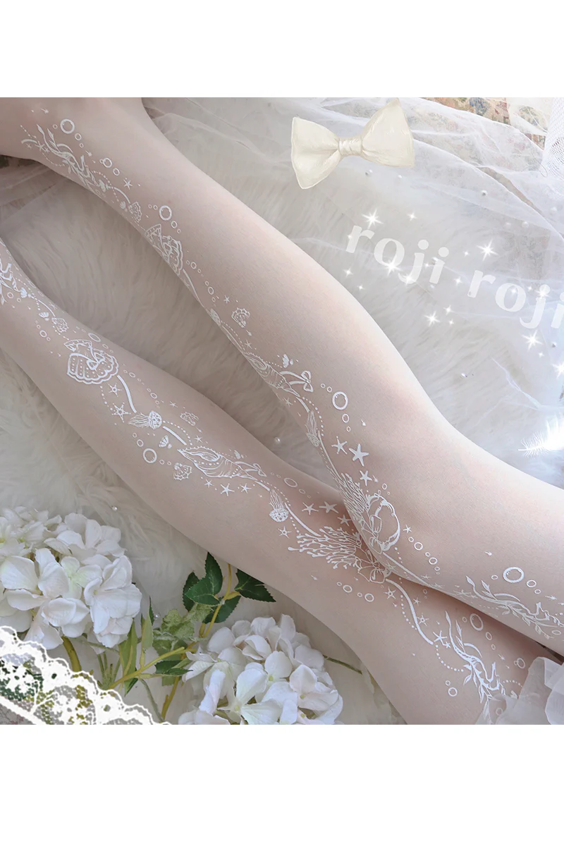 Roji roji - Japanese Style Lolita Tights - Image 4