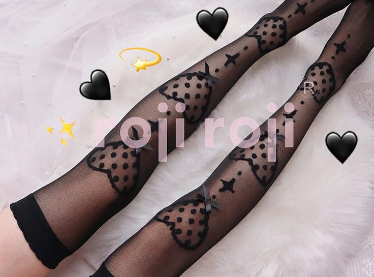 Roji roji - Super Thin Summer Lolita Knee Socks - Image 11