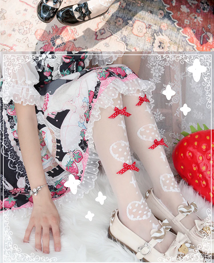 Roji roji - Super Thin Summer Lolita Knee Socks - Image 13