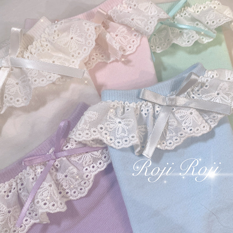 Sweet Lolita Lace Cotton Calf Socks - Image 6