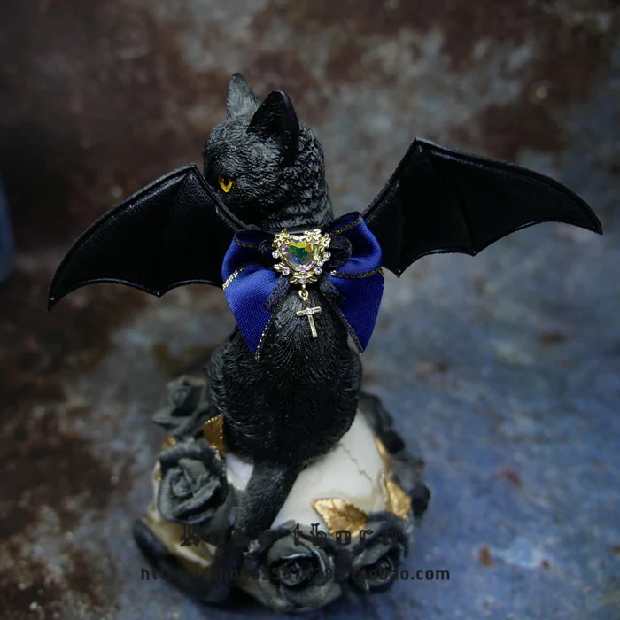 Rose Thorn - Multicolors Gothic Lolita Little Bat Brooch Hairpin - Image 13