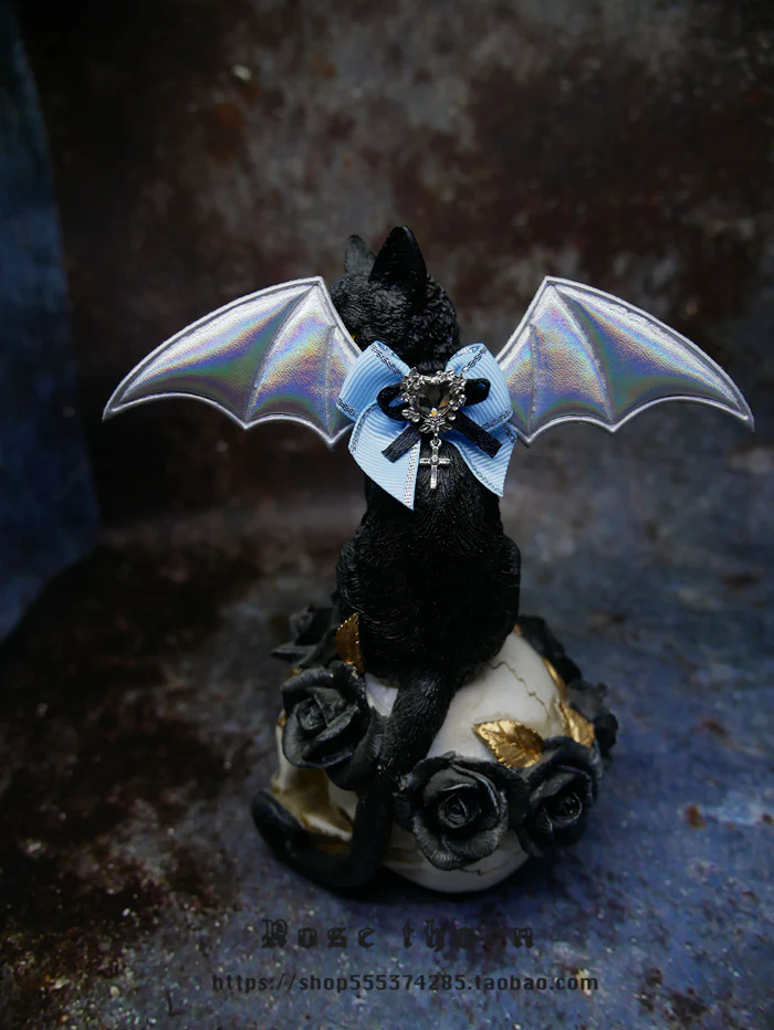 Rose Thorn - Multicolors Gothic Lolita Little Bat Brooch Hairpin - Image 20