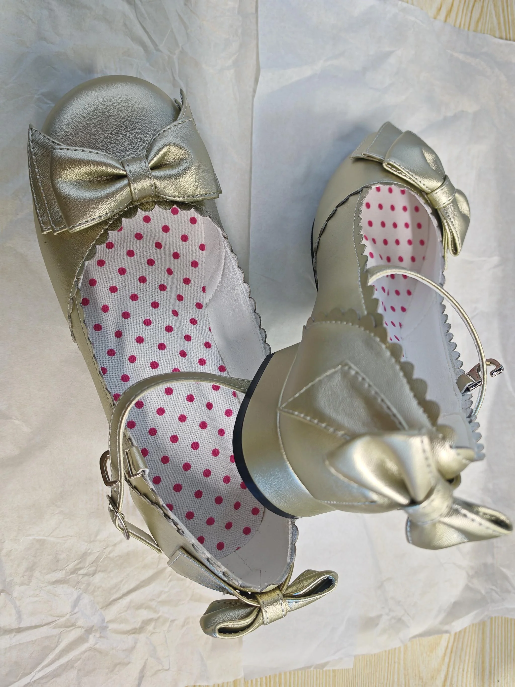 Round Toe Lolita Shoes Sweet Bow Design Size 33-41 - Image 34