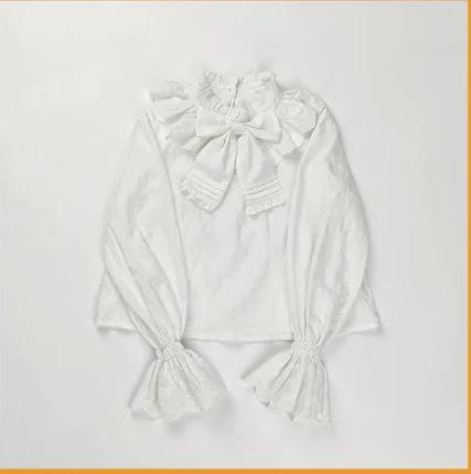 Plus Size Lolita Cotton Blouse - Image 4