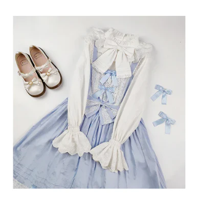 Plus Size Lolita Cotton Blouse - Image 6