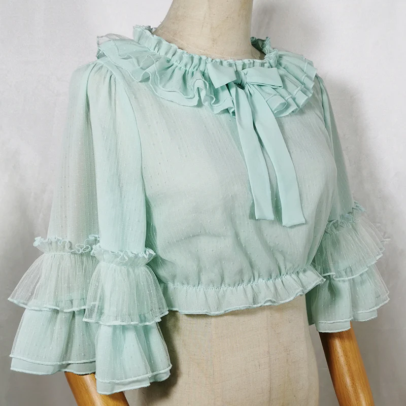 Princess Sleeve Chiffon Lolita Blouse - Image 5