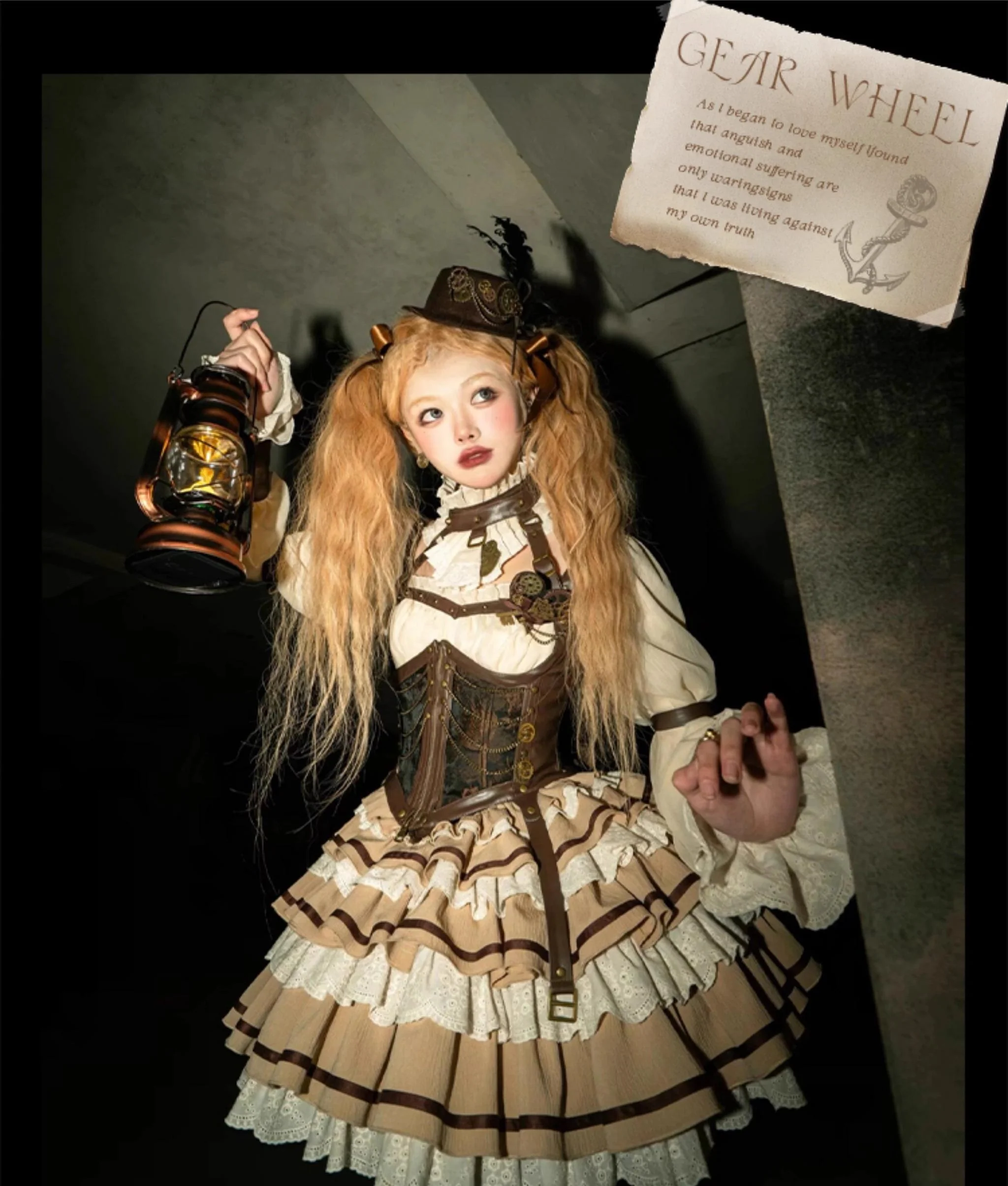 Time Sand Rear - Punk Lolita OP Cute Daily Lolita Dress - Image 14