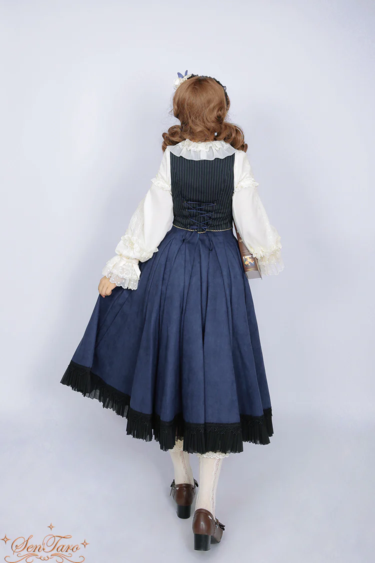 Canneles Elegant Classic High Waist Lolita Skirt - Image 11