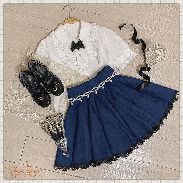 Canneles Elegant Classic High Waist Lolita Skirt - Image 26