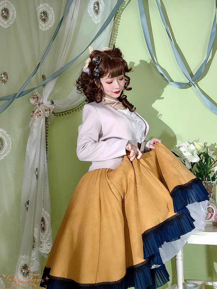 Canneles Elegant Classic High Waist Lolita Skirt - Image 38