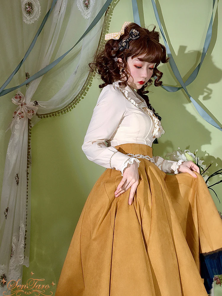 Canneles Elegant Classic High Waist Lolita Skirt - Image 40