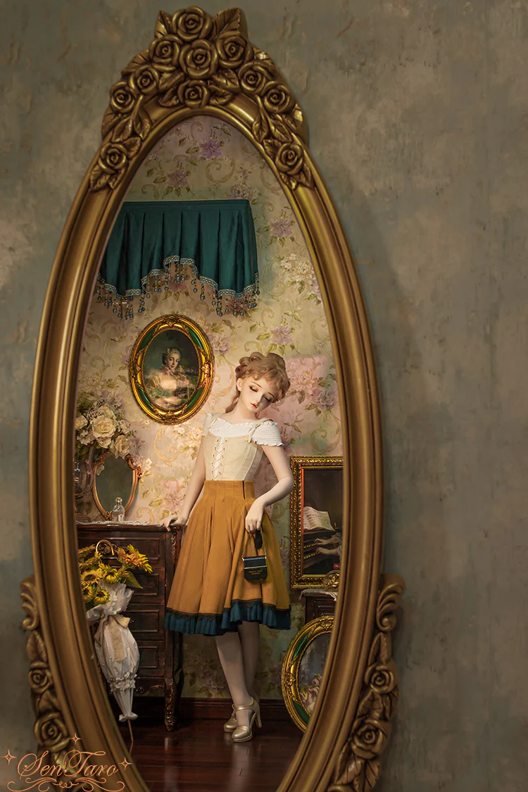 Canneles Elegant Classic High Waist Lolita Skirt - Image 41